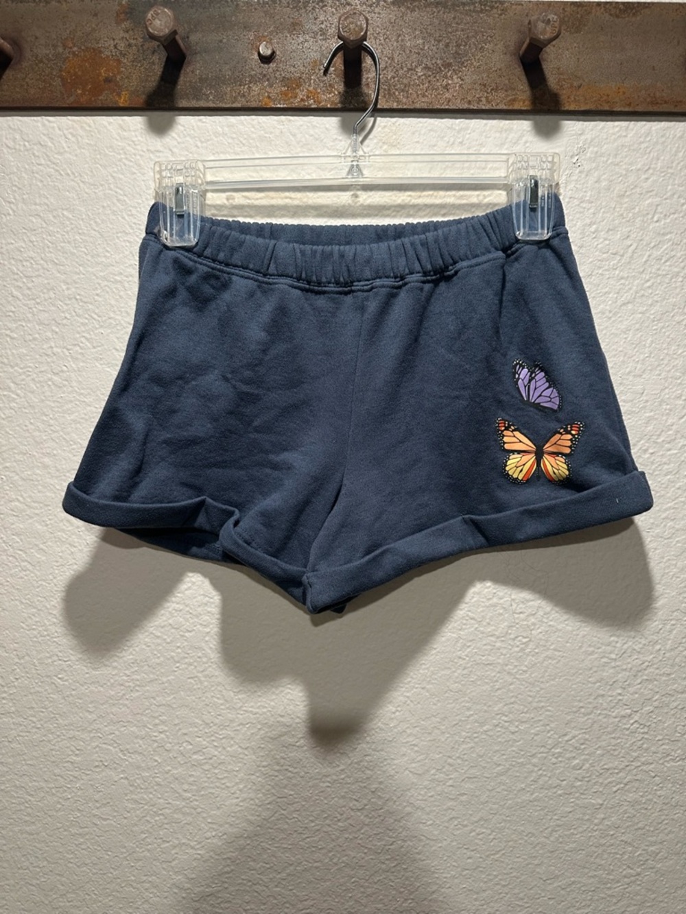 Modern Lux Women’s Butterfly 🦋 Roll Cuff Shorts - Picture 2 of 8